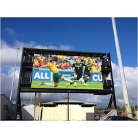 Panneau d'affichage LED SMD 3535 P8 RGB 1024 x 1024 mm IP65 6000 CD pour mur vidéo extérieur et signalétique publicitaire