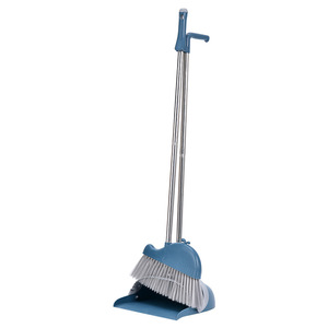 Custom Cheap Household Cleaning Plastic Stick Sweeper Broom And Dustpan Set