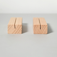 PAFU Panneau en bois Menu Place Card Nom Carte Table Numéro Signe Stand Holders
