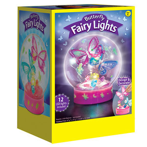 Kit de bricolage parfait pour des lumières féériques en forme de papillon, crée une lumière nocturne, kit de terrarium pour enfants - Product Image 1