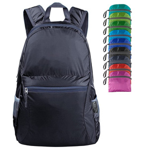 <span class=keywords><strong>Sac</strong></span> à dos Oxford léger et pliable avec fermeture éclair, doublure en polyester, idéal pour les voyages et la randonnée - Product Image 3