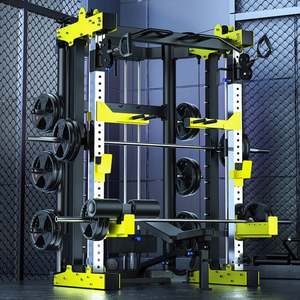 Rack de Sentadillas Comercial de Acero para Gimnasio en Casa con Máquina Smith Multifuncional Negra Ecológica 245kg al por Mayor - Product Image 2