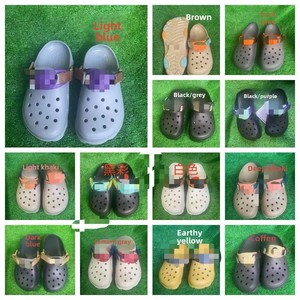 Sandales de plage décontractées Caroeban pour hommes, chaussures d'été solides à bout fermé en EVA avec fermeture auto-agrippante antidérapante - Product Image 5