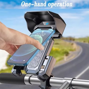 Verrouillage stable <span class=keywords><strong>Support</strong></span> de téléphone portable Navigation <span class=keywords><strong>GPS</strong></span> <span class=keywords><strong>Support</strong></span> de bâton de téléphone 360 Anti-dérapant Rétroviseur <span class=keywords><strong>Support</strong></span> de téléphone de <span class=keywords><strong>moto</strong></span> - Product Image 2