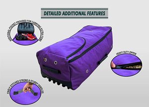 Muestra Gratuita de Bolsa de Almacenamiento de Heno para Conejos Personalizada con Ruedas, Bolsa de Heno Tejida de Alimentación Lenta para Cobayas - Product Image 5