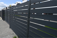 Clôture de jardin en alliage d'aluminium YL METAL au design unique, clôture d'intimité