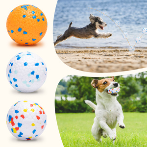 Nobleza cane interattivo resistente ed elastico in gomma da masticare palla giocattolo eco-friendly stile classico per cani e gatti - Product Image 5