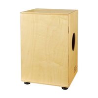 Gecko CL12N Cajon Birch Wood Box Drum Professional Percussion Instrument with Steel Snare Strings for Adults Kids Beginners