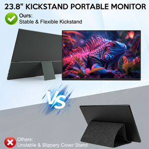 Moniteur de jeu portable 23,8 pouces 1080P FHD IPS 144Hz avec écran externe USB-C pour ordinateur portable, haut-parleur intégré pour le jeu et le bureau - Product Image 5