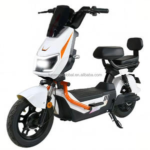Superventas 500W 48V eléctrico de doble <span class=keywords><strong>asiento</strong></span> ciudad Ebike bicicleta marco de acero electrónico controlador inteligente batería rápida 60 kilómetros - Product Image 3