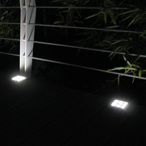 Solar Garden Lights Outdoor LED Ground Waterproof Solar Powered <b>Landscape</b> <b>Lighting</b> for Patio Yard Deck - Product Image 2
