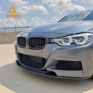Lame de pare-choc avant en fibre de carbone forgée, protection de voiture, <span class=keywords><strong>BMW</strong></span> série 3 F30 F31 - Product Image 6