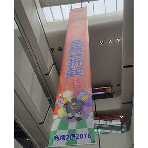 Personalisierte Weihnachtsgeschenke Dekoration Hängende Banner PVC-Vinyl-Hintergrund Werbeflaggen Banner Feiertagspromotion-Design - Product Image 4