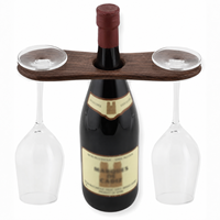 Plateau de service à vin en HDPE résistant aux UV, design moderne, durable, avec 2 verres, mobilier d'extérieur pour la restauration hôtelière