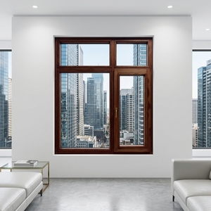Collezione Esclusiva di Finestre <span class=keywords><strong>in</strong></span> <span class=keywords><strong>Alluminio</strong></span> con Finitura Bubinga per Ville di Design - Product Image 4