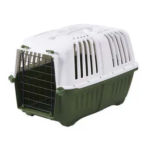 heavy duty impact dog crates with removable dolly portable dog crate pet transport cage
