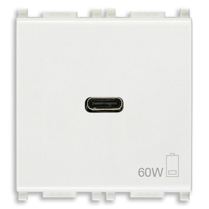 USB <b>C</b> PD Power <b>Adapter</b> 60W White Wall Charger 5.4 In Length 5.2 In Height - Product Image 1