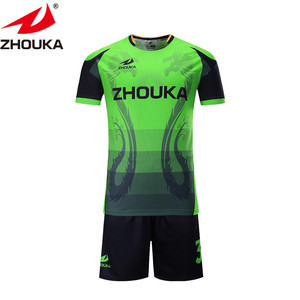 Top quality customized soccer uniform football jersey and pants green soccer uniform sports cloths damn - Product Image 1