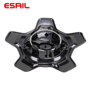 Coprimozzo Singolo per Cerchi in Lega 735668196 735626312 631173562 735626311 per Fiat <span class=keywords><strong>500X</strong></span> Tappi Neri da 16 Pollici 15-22 - Product Image 2