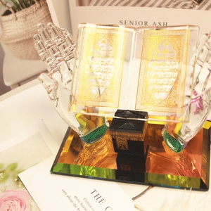 Rotating Ramadan Advent Calendar Ornaments Crystal Glass <strong>Decorations</strong> for Islamic Muslim Festival Mubarak <strong>Ramadhan</strong> Supplies - Product Image 2