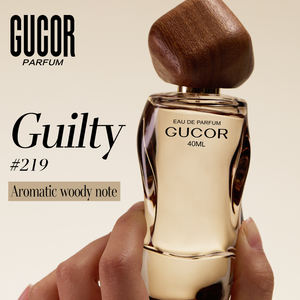 GUCOR 219 40ml <span class=keywords><strong>Parfum</strong></span> Vaporisateur Longue Durée Écologique Naturel “<span class=keywords><strong>Guilty</strong></span> Strong” pour Hommes, Hormones Masculines, Vente en Gros - Product Image 1
