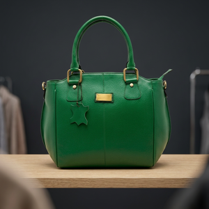 BS INTERNATIONAL Pochette de grande taille en cuir de vache véritable, de bonne qualité, durable, avec fermeture éclair, imperméable, écologique, douce et légère - Product Image 1