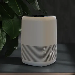 Purificador de ar de mesa visível para qualidade do ar, fabricante de íons negativos de carbono ativado para casa e escritório