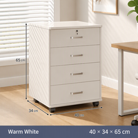 Meuble de rangement mobile à tiroirs (3, 4 ou 5) pour bureau et usage commercial/domestique