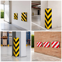 Protection murale amovible en mousse EVA pour garage et hôpital, pare-chocs adhésif repositionnable, sans dommage pour les cloisons sèches, logo personnalisé