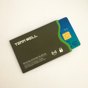 Tùy Chỉnh Giấy RFID Khách Sạn Key Card Sleeves Chủ Để Bảo Vệ - Product Image 2