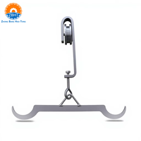 Crochets de suspension pour carcasses de bétail ZBHT, crochets à poulie pour rail plat, équipement efficace pour les opérations d'abattage en abattoir de bovins