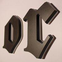 Letras/Números/Texto Publicitarios de Acrílico Negro Iluminados con LED de Colores, Diseño Resistente a la Intemperie IP65, AC 110-220V, Colgantes