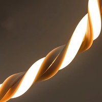 Abat-jour de couverture LED en silicone souple de longueur personnalisée Bandes de LED flexibles à entrée libre avec service de traitement Produit en caoutchouc