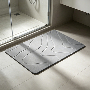 Tappetino da <span class=keywords><strong>Bagno</strong></span> in Diatomite Personalizzato CF, Assorbente e Antiscivolo, Tappetino in Pietra Non Scivolante per <span class=keywords><strong>Bagno</strong></span> - Product Image 1