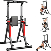 Barre de traction PJ Fitness Equipment pour salle de sport à domicile, barre simple ou double fixée au sol pour entraînement en intérieur