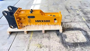 Casseur de béton pour pelle rétrocaveuse, marteau hydraulique avec kit complet de conduites hydrauliques - Product Image 5