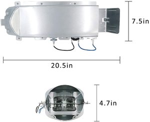 Élément chauffant de sèche-linge DC97-14486A compatible avec les sèche-linge <span class=keywords><strong>Samsung</strong></span> - Product Image 4