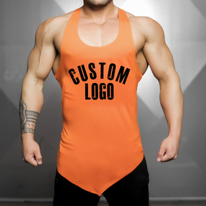 Débardeur de sport décontracté en coton pour homme, personnalisable avec nom de marque, conception OEM, nouveau design, maillot de corps en maille respirant à séchage rapide pour l'entraînement - Product Image 4