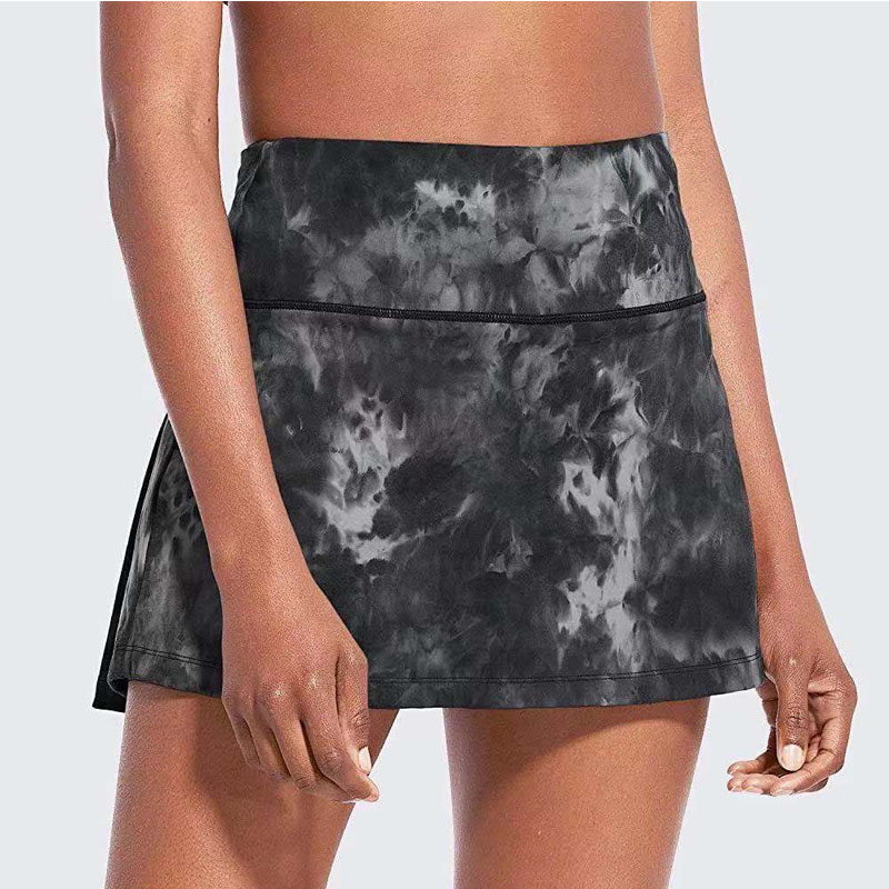 Tie-dyed dark gray