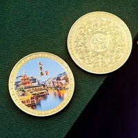 Petites pièces de monnaie souvenirs vierges personnalisées en gros personnalisées pièces commémoratives personnalisées en métal plaqué argent imprimé UV