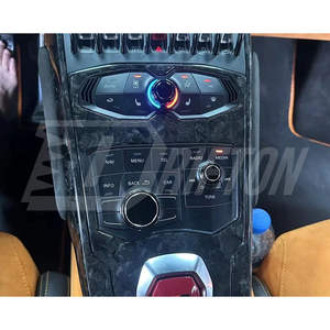 Placa de Consola Central de Fibra de Carbono Seca Forjada de Repuesto para Lamborghini Huracan LP610 y LP580 y Kit de Interiores EVO - Product Image 5
