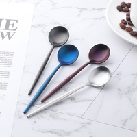 Portogallo Favori di Nozze In Acciaio Inox Metallo Dorato Nero Opaco Yogurt Tè Da Dessert Caffè Al Cioccolato Degustazione Mini Cucchiai