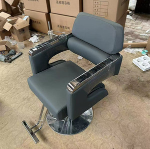 Sillas de Peluquería, Sillas para Cortar el Cabello con Rotación y Elevación, Reposabrazos de Acero Inoxidable, Sillas de Estilismo, Silla de Barbería - Product Image 6