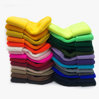 Set Cappello e Sciarpa Invernale per Neonati Wins Flying, Traspirante, Caldo, Tinta Unita, in Maglia con Fodera in Cotone