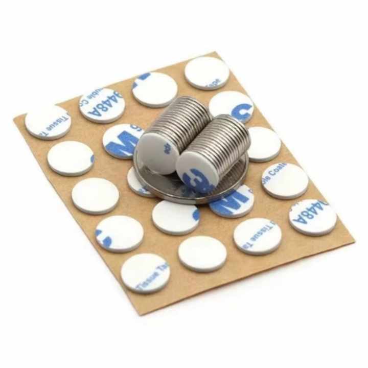 Neodymium Disc Magnet Self Adhesive 8 Mm X 3mm - N35 - Magnets Direct - View #8
