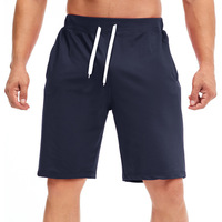 DOVEARK Logo de la marque personnalisé 90% polyester 10% coton hommes été plage poches mi solide porter sueur GYM Shorts de sport