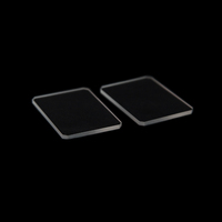 Diffuseur en verre dépoli double face 3x3mm, épaisseur 0,4mm, feuille de diffusion optique grain 2000