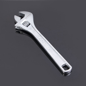 Adjustable Wrench Set 8 In 10 In Industrial Grade Chrome Vanadium Steel Forged Steel Manual Repair Tool - Product Image 3