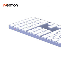 Keyboard Nirkabel Meetion Ikey K230 Koneksi Dual Mode USB untuk iMac Laptop Komputer Tablet Multi-sistem Isi Ulang