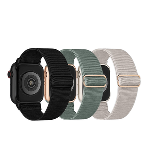 Correas de Reloj Inteligente Yinda de Nailon Elástico Tejido con Hebilla Japonesa para Relojes de 38/40/41 mm, Correas de Repuesto de Primera Calidad - Product Image 1